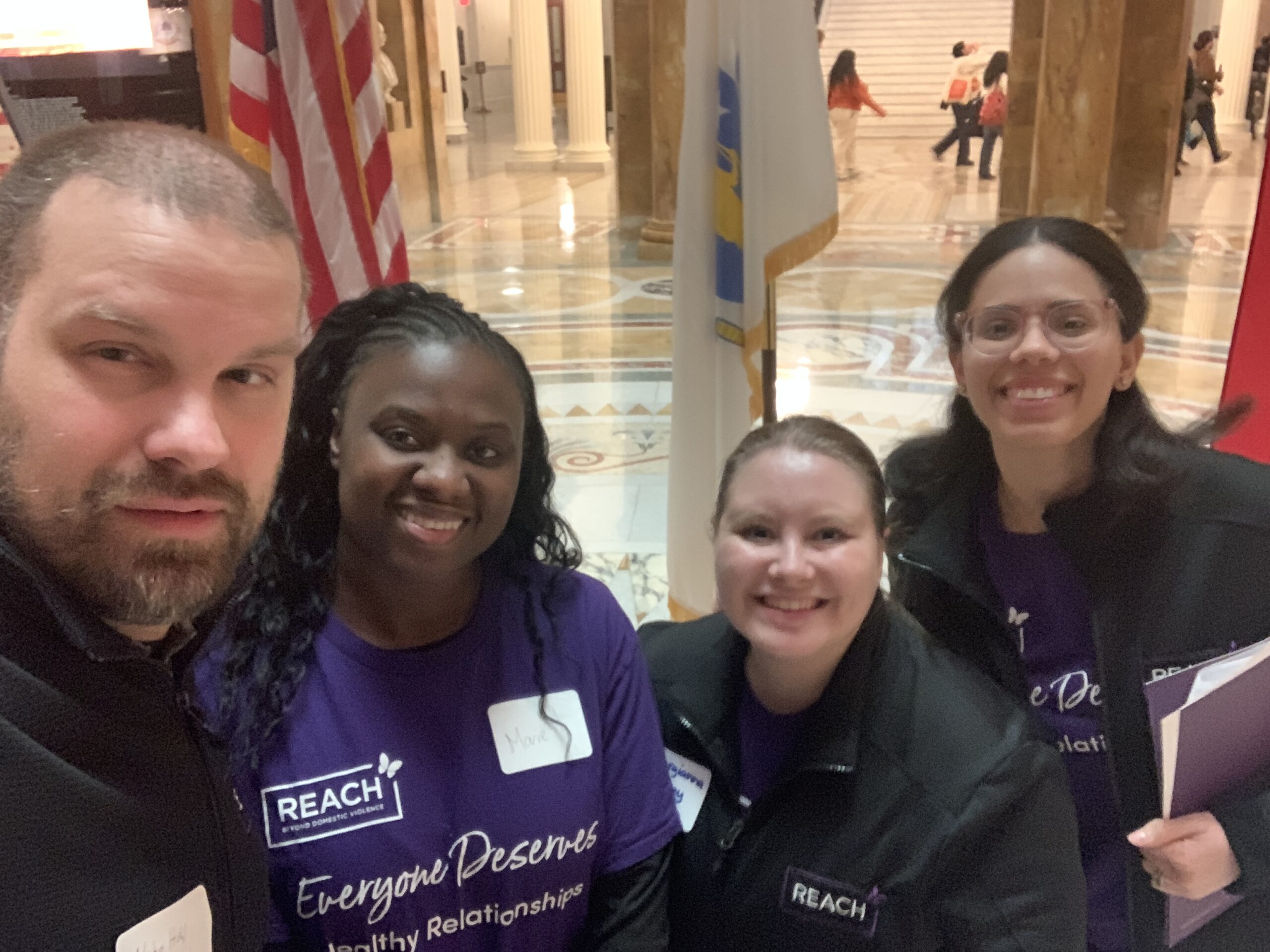 Members of the REACH team at Advocacy Day 2026.