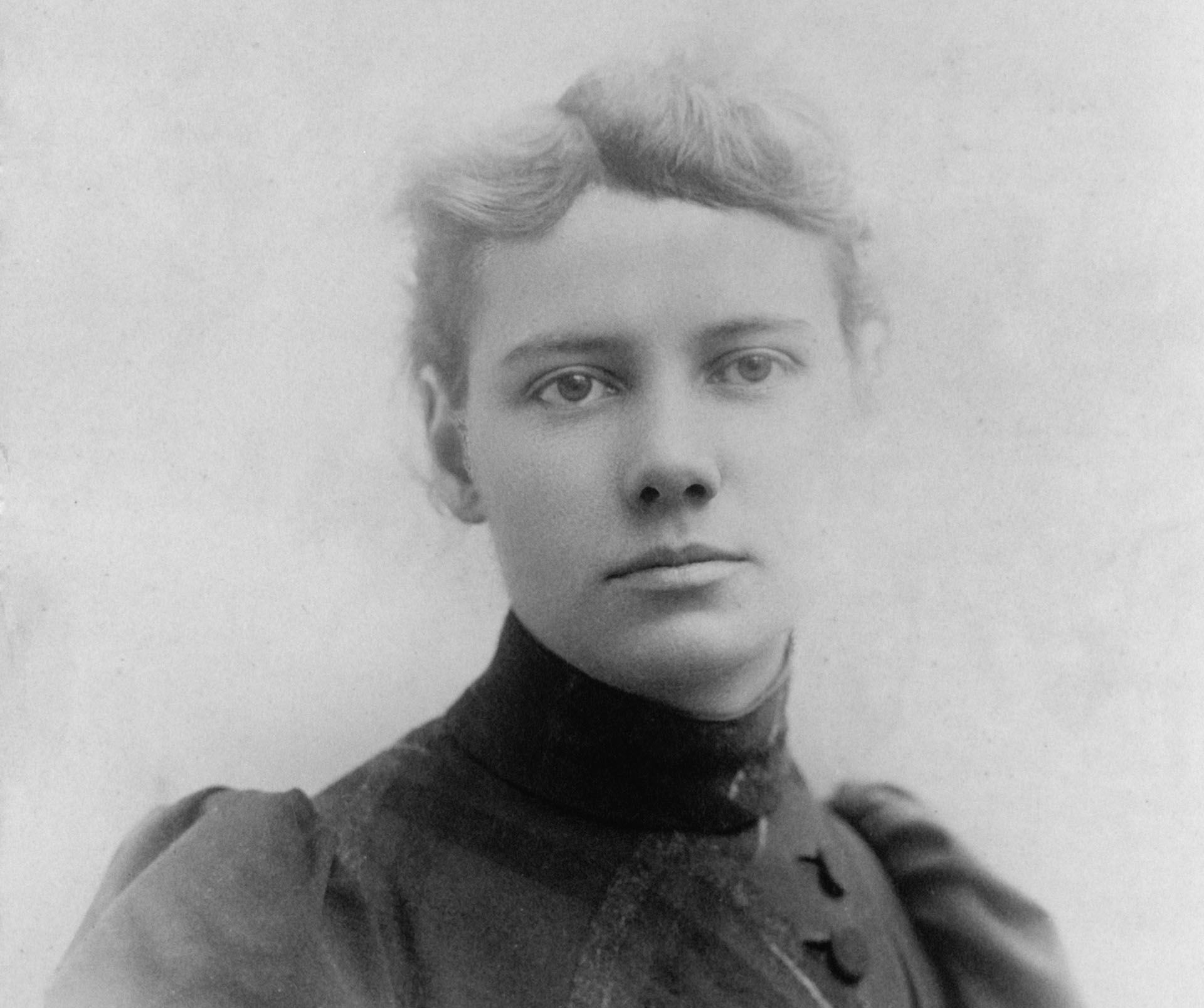 A portrait shot of Nellie Bly.